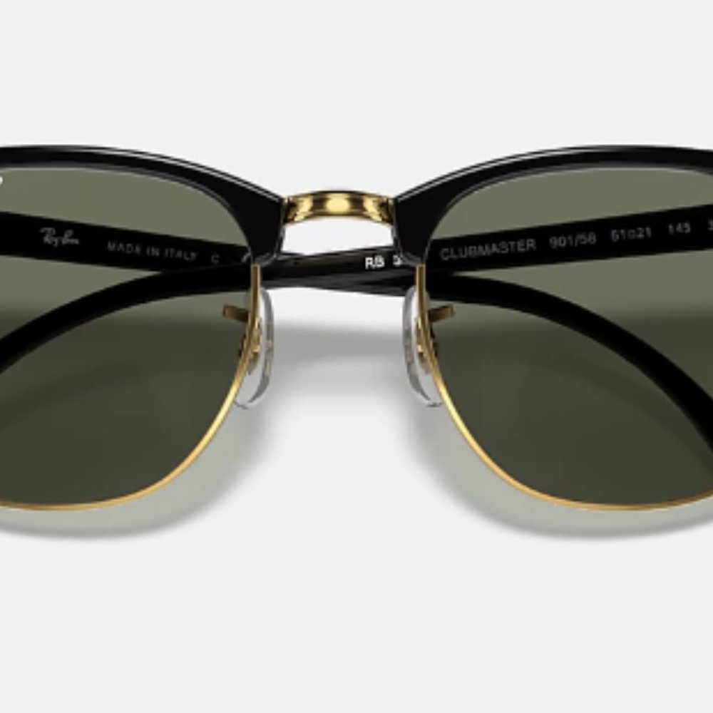 NWT Ray-Ban Sunglasses with Original Case & Cleaning Cloth - Clubmaster Classic